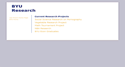 Desktop Screenshot of byuresearch.org