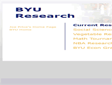 Tablet Screenshot of byuresearch.org